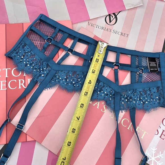 Victoria's Secret VTG Very Sexy Limited Edition Blue Rhinestone Lingerie Set NWT - Picture 12 of 16